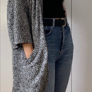 H&M: Speckled Gray Cardigan